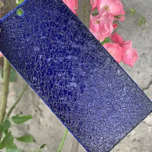 Blue crocodile texture electrostatic hybrid epoxy polyester powder coating