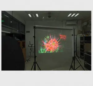 Technology Adhesive Type Holographic Projection Rear Projection Film For Window Advertising 7D Hologram Technology