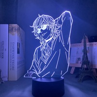 Lámpara de Noche con Ilusión 3D, Luz Nocturna con Diseño de Niño Amoroso para Decoración de Dormitorio Infantil, Lámpara LED de Mesa 3D, Regalo, Dropshipping