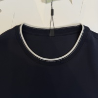 Urban Casual T-shirt van zacht gebreid katoen, polyester en spandex. Veelzijdige kleding voor dagelijks gebruik en vrije tijd.
