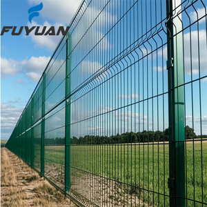 แผงรั้วลวดตาข่ายเชื่อม 3 มิติ เคลือบพีวีซี ประกอบง่าย สำหรับใช้งานกลางแจ้ง รั้ว 3 มิติ - Product Image 4