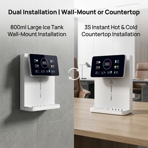 Distributeur d'eau intelligent LE-3 mural et de bureau |   Distributeur d'eau mural 800 ml, eau chaude et froide instantanée, purificateur OEM personnalisé Ice 3S - Product Image 2