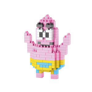 LNO Del Fumetto Micro Blocchi di Costruzione <span class=keywords><strong>Patrick</strong></span> Stella Squidward Gary Diamante SpongeBobed Mini Brick Figrues Giocattoli - Product Image 4