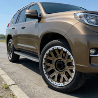 Jantes tout-terrain en alliage d'aluminium avec rayons en bronze antique mat, 18 pouces 5x143.1 5x127, adaptées à la Ford F150.