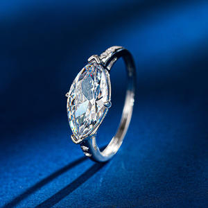 مجوهرات جديدة للخطوبة والخطوبة وحفلات الزفاف والخلود ، مجوهرات جديدة من المويسانيت مقابل 3ct للنساء - Product Image 5