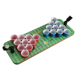 Mini Classic Casual Table Football <strong>Game</strong> with Plastic Beer <strong>Cup</strong> Mini Board and <strong>Ball</strong> for Players for Parties - Product Image 1