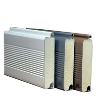 Porte à volets roulants en aluminium à lattes de 77mm avec palan à chaîne manuel pour armoires de cuisine et garages en vente