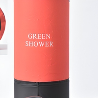 BAOLONG PW1027 Sac de douche portable pliable en bâche PVC 11L avec pompe à pied à pression pour le camping, la randonnée et les voyages en extérieur