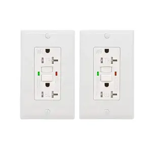 Wholesale Good Price White 20 Amp/125 Volts Tamper Resistant Outlet GFCI Outlet Receptacle