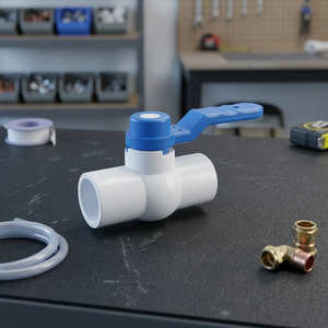 Robinet à bille en plastique haute performance et durable à longue poignée pour la gestion de l'eau en plomberie et les applications industrielles de conduites - Product Image 4