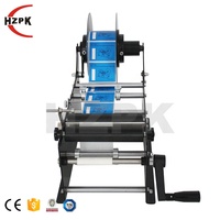 Saee HZPK — étiquettes rondes en PVC pour bocaux, Machine de dépose d'étiquettes adhésives, avec plan de travail, diy bricolage