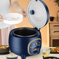 Mini cuiseur à riz 3L pour l'exportation, 4-en-1, 5 personnes, 110V/220V, petit cuiseur à riz antiadhésif, vente en gros d'usine