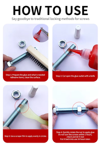 250ml 290 Middle Strength 6h Cure <strong>Green</strong> Anaerobic Thread Sealant Threadlocker Screw <strong>Glue</strong> for Nuts Bolts Locking - Product Image 5