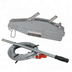 Tirfor 800kg/0.8 ton winch/hoist winch with wire rope and handle