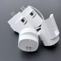 Interrupteur DIP LN T8 T5 allongé, capuchon de lampe à aiguille partielle, vis, accessoires LED en plastique, tube PC, prise d'alimentation, jardin, AC 85-265V