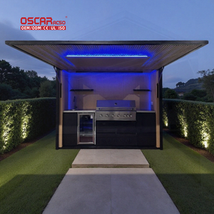 New Design Moisture Proof Formaldehyde Free Pod with Metallic Texture Courtyard 5 - Year Warranty Outdoor Kitchen - Product Image 1