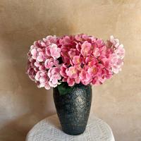 Boule de fleurs artificielles 3D en hortensia, fausse fleur pour décoration intérieure, toile de fond de mariage, décoration de fête, arrangement floral