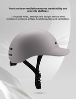 Nouveau Casque de Vélo Monobloc Moulé en Forme de Bec de Canard Homologué CE 2026 – Protection Solaire et Ombre pour le Cyclisme Quotidien