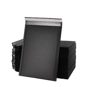 Chất Lượng Cao Matt Đen Co-đùn Poly Bong Bóng Bưu Phẩm Thân Thiện Với Môi Vận Chuyển Phong Bì Trong Kho Độn Phong Bì - Product Image 3