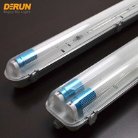 Couverture en plastique de bonne qualité 0,6M 0,9M 1,2M 1,5M T8 220-240V, base en ABS pour tube LED T8 G13, DPL-FIXTURE