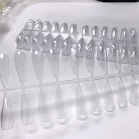 Affichage en gros des ongles Tips Long Artificial Coffin Faux Nail Display Tips pour Nail Art Practice Display 240 Ttips