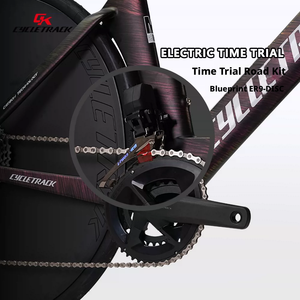 Bicicleta de Carretera de Fibra de Carbono, 12 Velocidades, Ruedas de 28 Pulgadas, Compatible con Frenos de Disco - Product Image 3