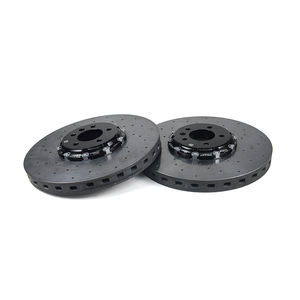 Pièces de voiture de course, disque de frein arrière en céramique carbone OEM MOTOR SPORT pour Audi SQ7 quattro avec une performance améliorée de 50% - Product Image 3