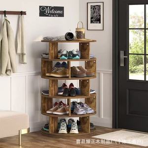 Popular 5-tier rotating <b>shoe</b> rack, wooden wardrobe <b>shoe</b> cabinet, tower style, <b>space</b>-<b>saving</b> <b>shoe</b> cabinet - Product Image 3