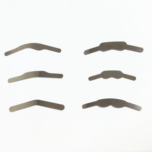 Hojas de Acero Inoxidable para Recortar Cejas 66x8mm 64x6.5mm 63.5x6mm 65x8mm 52x7.5mm 64x7mm para un Modelado Preciso Estilo Chino - Product Image 1