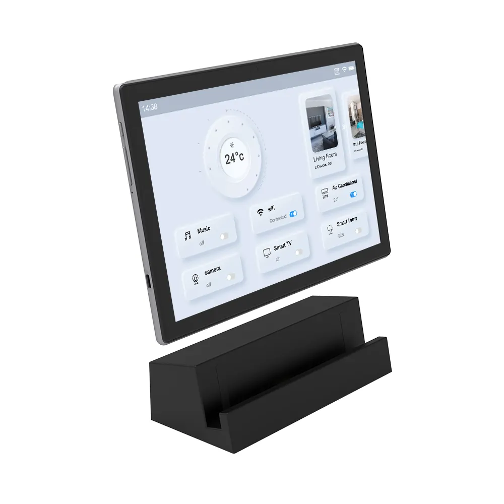 Controle inteligente da tablet, controle da tela de toque para o aparelho doméstico de 10 polegadas tablet pc android os wi-fi tablet