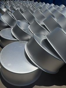 Ensemble de casseroles en aluminium épais et durable, 70-<span class=keywords><strong>80</strong></span> <span class=keywords><strong>cm</strong></span>, grande taille, avec couvercle et poignée en métal, pour restaurant et grands événements - Product Image 5