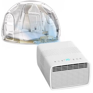 เครื่องปรับอากาศ AC แบบพกพาขนาดเล็กใช้ในบ้านรถยนต์ไฟฟ้า <span class=keywords><strong>DC</strong></span> รีโมทคอนโทรลปลั๊ก US ใช้ในอาคารกลางแจ้ง - Product Image 6