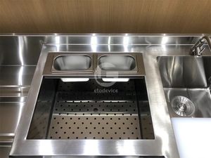 Estación de Bar Móvil de Acero Inoxidable para Cócteles Comerciales - Product Image 4