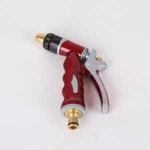 Pistola de Agua para Lavado de Autos Hailan, Boquilla de 1.0 mm con Ángulo Ajustable, Roja y Azul, Moldeada en una Sola Pieza, de Aleación, para Riego de Jardín - Product Image 3