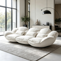 Canapé modulaire en nuage, canapé sectionnel rembourré doux, canapé luxueux et confortable pour villa, hôtel, salon