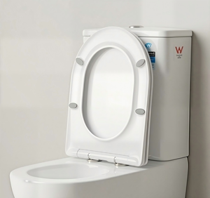 Inodoro de dos piezas MWD Watermark Rimless Tornado 3.0 sifónico de cerámica y porcelana, <span class=keywords><strong>WC</strong></span> de pared, para proyectos hoteleros, venta al por mayor, OEM - Product Image 4