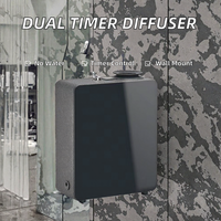 Diffuseur d'huiles essentielles mural sans eau, à piles, en métal, double fonction, contrôlé par application, télécommande, pour hôtel et usage commercial