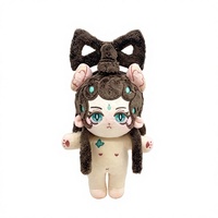 Poupée en peluche de coton personnalisée, style beauté ancienne, jouet en peluche personnalisé, taille sur mesure, poupée anime en peluche