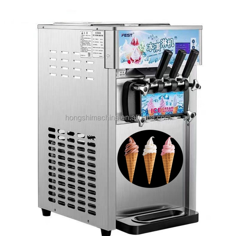 Commercial 7 Flavor Soft Serve Ice