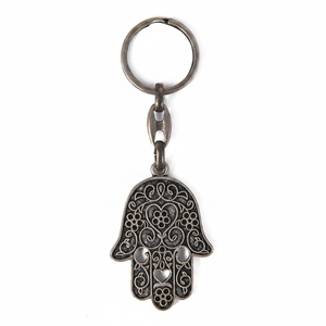 Best Quality Metal Hand of Fatima - Hamsa Hand <b>Charm</b> <b>Keyring</b> - Keychain - Product Image 2