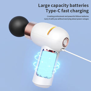 Yixuan <span class=keywords><strong>Mini</strong></span> <span class=keywords><strong>Cute</strong></span> Muscle Massage Gun Masajeador corporal Masajeador de percusión de mano profundo de bolsillo para cuello y piernas - Product Image 6