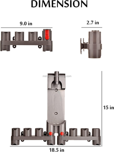 <span class=keywords><strong>Support</strong></span> d'accessoires de station d'accueil pour Dysons V15 V12 V11 <span class=keywords><strong>V10</strong></span> V8 V7 Accessoires d'aspirateur Outils Organisateur mural - Product Image 4