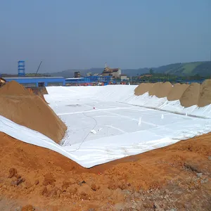  construção de tecido não tecido de poliéster tecido não tecido de algodão geotêxtil de membrana