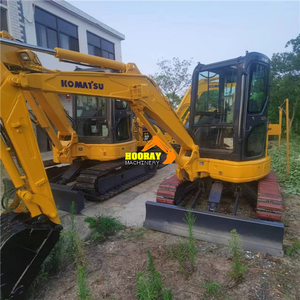 Excavadora Usada Komatsu PC55MR PC55MR-2 de Envío Rápido, Mini Excavadora Usada Original Komatsu PC35MR 40MR 50MR con Ruedas de Goma en Stock - Product Image 6