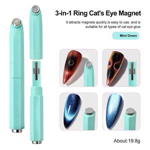 <b>Ring</b> Shape <b>Cat</b> Eye Nail Magnet Tool Strong Magnetic Gel Polish Manicure Nail Art Effect Tool - Product Image 6
