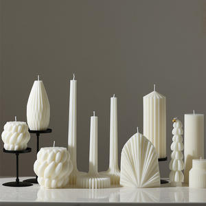 Molde para Velas de Pilar Early Riser, Diseño Único en Espiral de Gota de Lluvia, Moldes de Silicona, Moldes de Plástico para Hacer Velas y Manualidades - Product Image 1