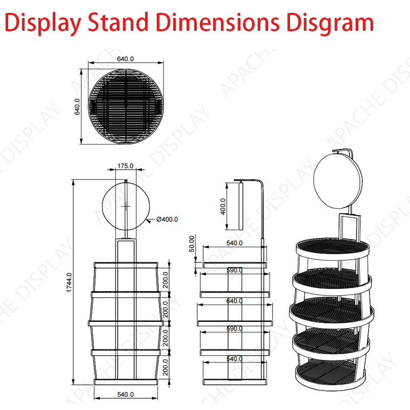 Apache Custom Metal Multi-layer Aromatherapy Display Racks for Candle Jars with Ample Capacity for Boutique Store Wholesale OEM — view 3