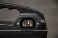 Boîtier de batterie pour vélo électrique ALX113 36V-72V compatible 18650/21700 en ABS+alliage d'aluminium, résistant aux chocs, économique, vide, type Silver Fish