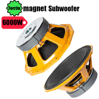 Haut-parleur de graves professionnel de 21 pouces, 6000 W, 8 ohms, avec panier en aluminium moulé sous pression pour le renforcement sonore en direct