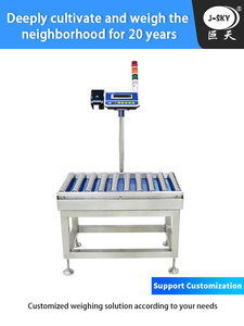 Jsky cấp thực phẩm Con lăn có trọng lượng hệ thống tự động từ chối 100 nhóm dữ liệu xuất khẩu <span class=keywords><strong>Excel</strong></span> FDA chứng nhận cho bao bì Con lăn quy mô - Product Image 2